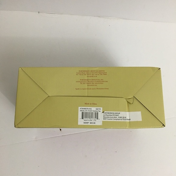 Spode Vtg Christmas 5 Pc Tin Set. New - Picture 5 of 5